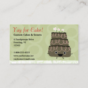 Chocolate Cake Business Card