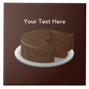 Chocolate Cake Kitchen Tile