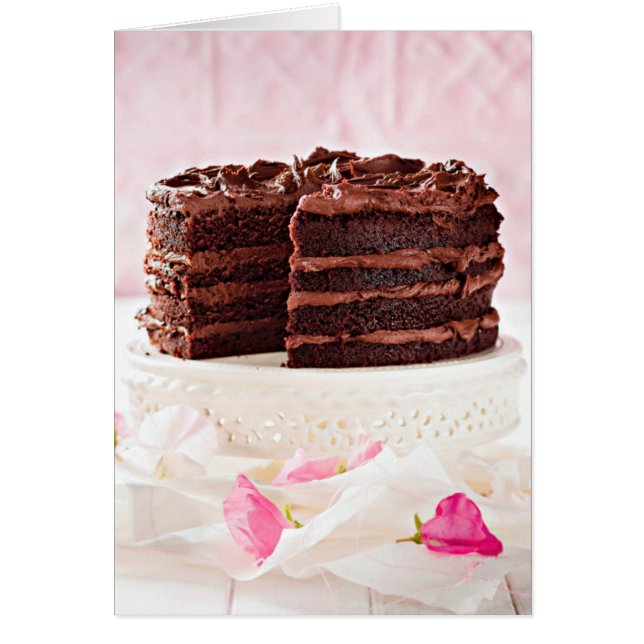 Chocolate cake, South Africa (Front)