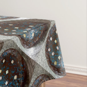 Chocolate cake tablecloth