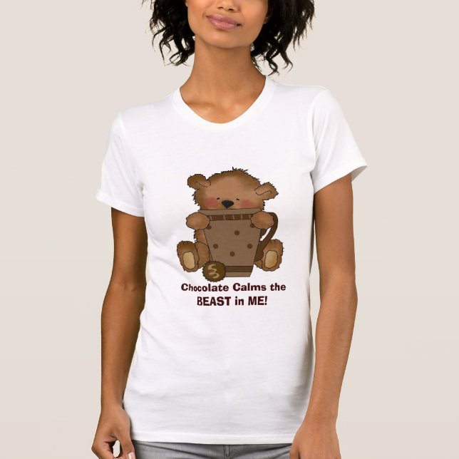 Chocolate Calms t-shirt (Front)