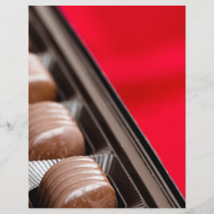 Chocolate candies flyer
