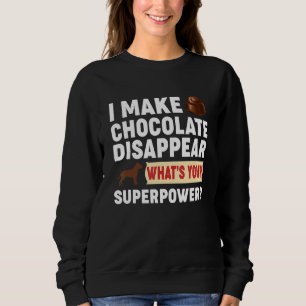 Chocolate Candy Bar Baker Junk Food Diet Cook Lad Sweatshirt