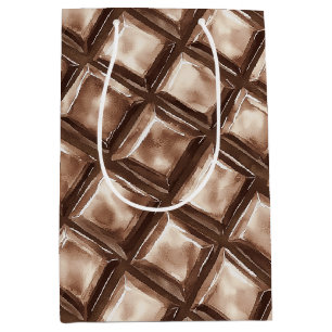 Chocolate Candy Bar Birthday Medium Gift Bag