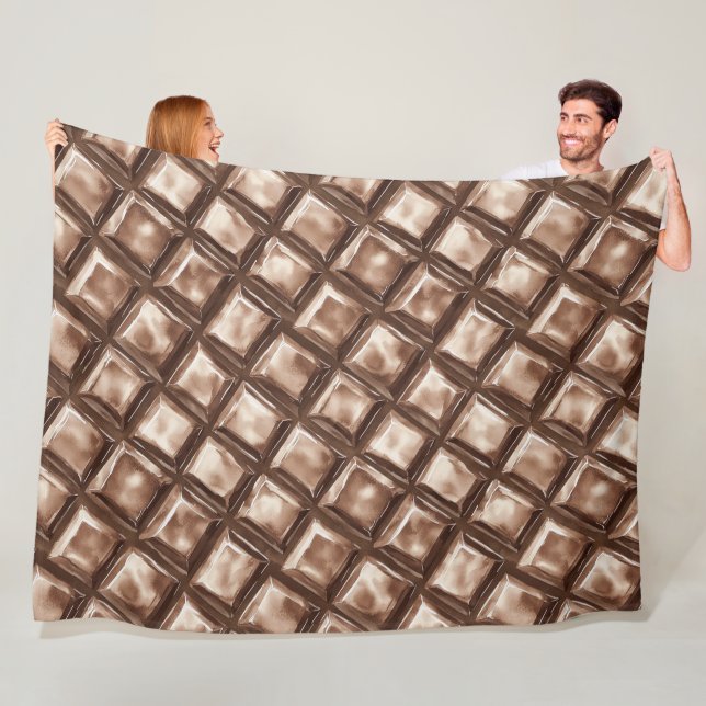 Chocolate Candy Bar   Fleece Blanket (In Situ)