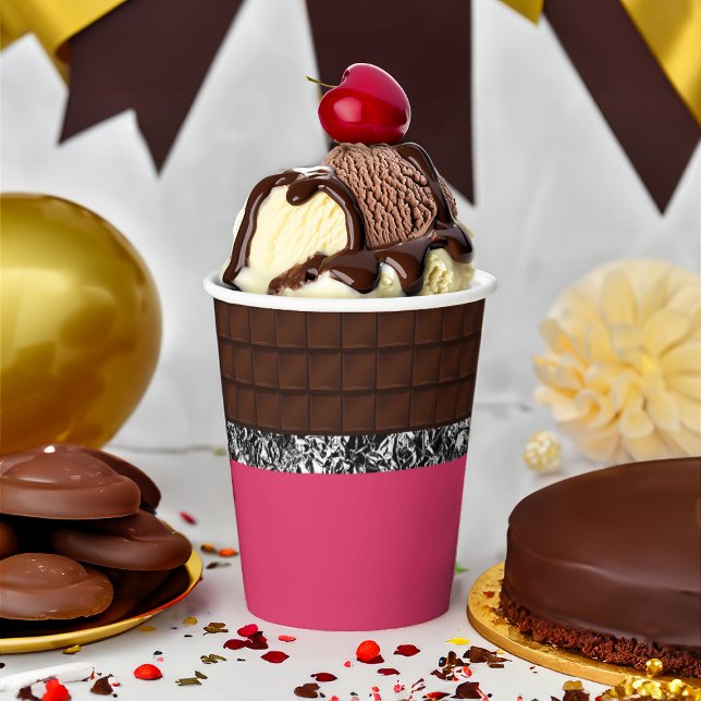 Chocolate Candy Bar Paper Cups (Creator Uploaded)