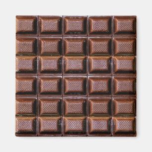 Chocolate Candy Bar Squares Magnet