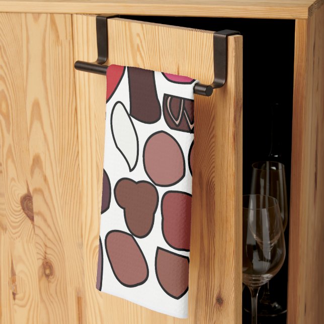 Chocolate Candy Confectionery  Kitchen Towel (Thirds Fold)