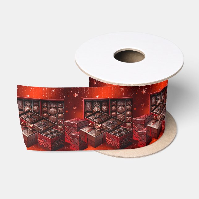 Chocolate Candy Satin Ribbon (Spool)
