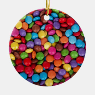 Chocolate Candy Sweets Ceramic Ornament