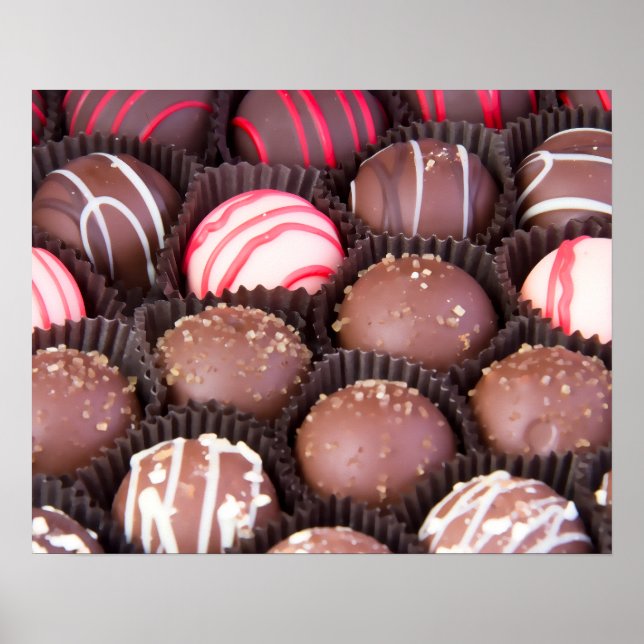 Chocolate Candy Truffle Poster (Front)
