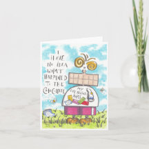 Chocolate Card