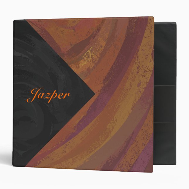 Chocolate Carmel Swirl Binder (Front/Inside)