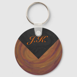Chocolate Carmel Swirl Keychain