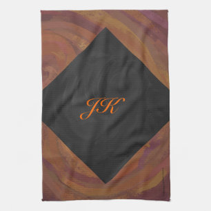 Chocolate Carmel Swirl Kitchen Towel