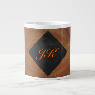 Chocolate Carmel Swirl Large Coffee Mug