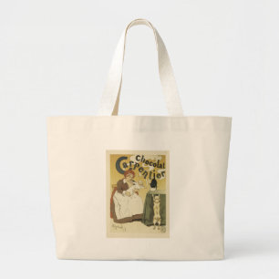 Chocolate Carpentier Large Tote Bag