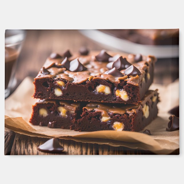 Chocolate Chip Brownies Magnet (Front)