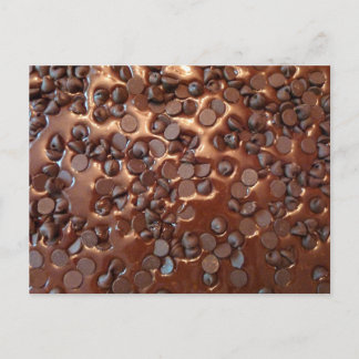 Chocolate Chip Brownies Postcard