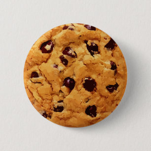 Chocolate Chip Cookie 2 Inch Round Button