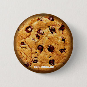 Chocolate Chip Cookie 2 Inch Round Button