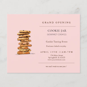 Chocolate chip cookie Bakery Grand Opening Flyer