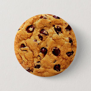 Chocolate chip cookie button