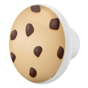 Chocolate Chip Cookie Ceramic Knob