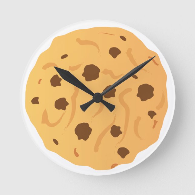 Chocolate Chip Cookie Clock (Front)
