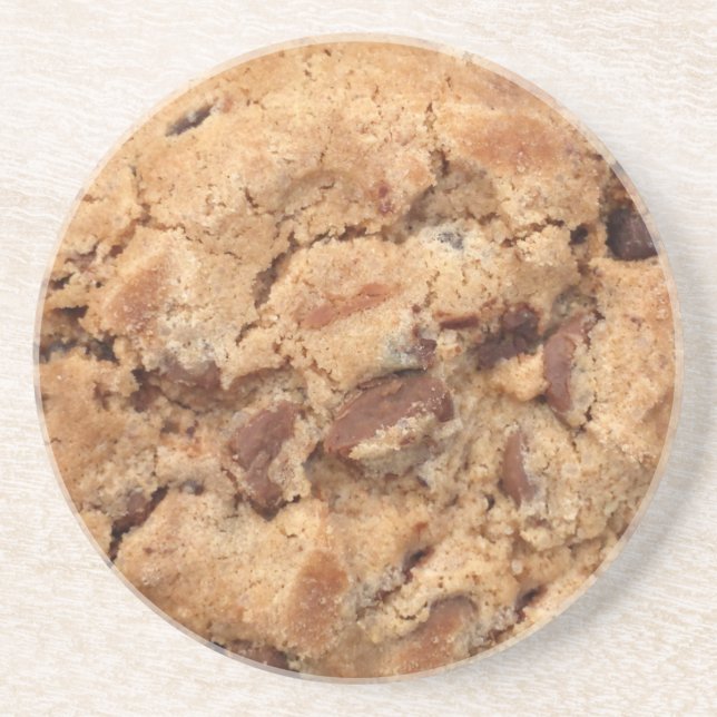 chocolate chip cookie coaster (Front)