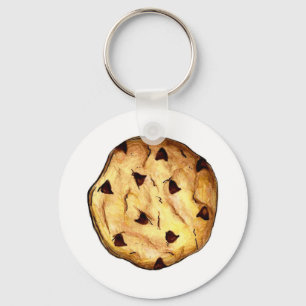 Chocolate Chip Cookie Cookies Foodie Keychain