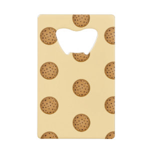 Chocolate Chip Cookie  Credit Card Bottle Opener