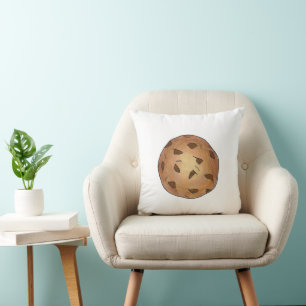 Chocolate Chip Cookie Dessert Baking Foodie Bakery Throw Pillow