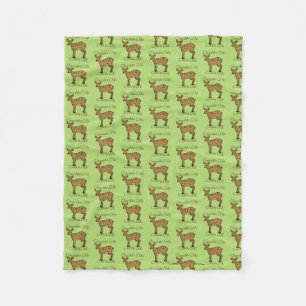 Chocolate Chip Cookie Doe Fleece Blanket