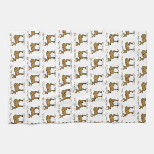 Chocolate Chip Cookie Doe Kitchen Towel