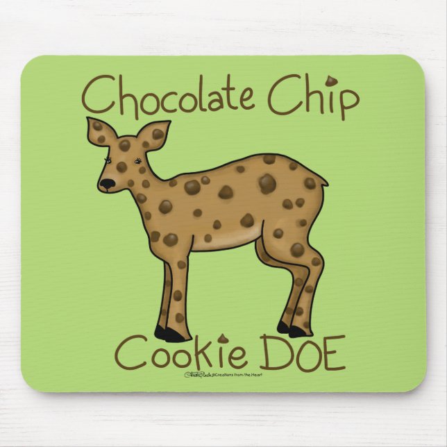 Chocolate Chip Cookie Doe Mouse Pad (Front)