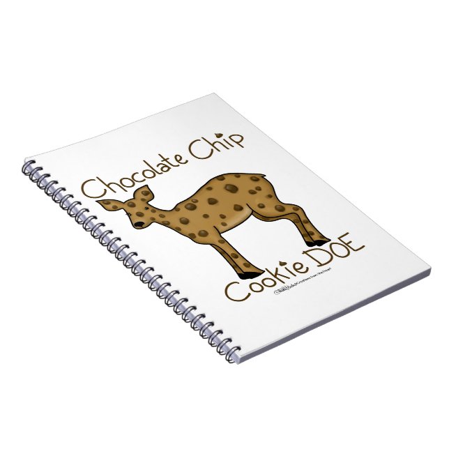 Chocolate Chip Cookie Doe Notebook (Right Side)