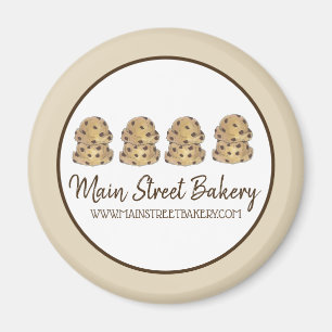 Chocolate Chip Cookie Dough Bakery Pastry Chef Magnet