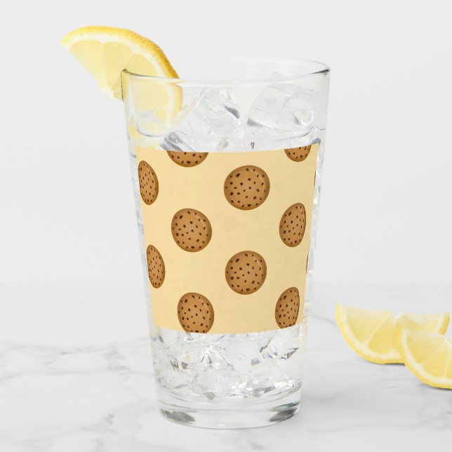 Chocolate Chip Cookie  Glass (Front Ice)