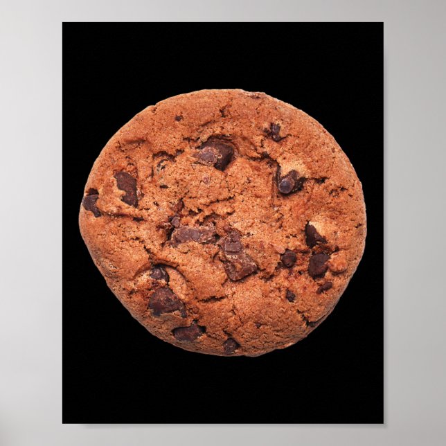 Chocolate Chip Cookie Halloween Christmas Thanksgi Poster (Front)