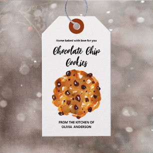 Chocolate Chip Cookie Home Baked for you Gift Tag