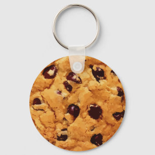Chocolate Chip Cookie Image Keychain