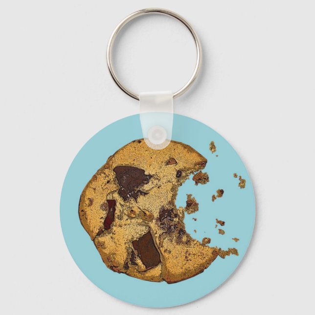 Chocolate Chip Cookie Keychain (Front)