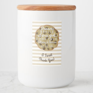Chocolate Chip Cookie Mix Wedding   Dreams Dough Food Label