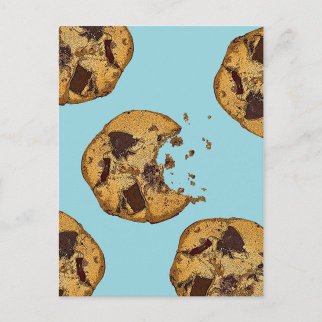 Chocolate Chip Cookie Postcard (Front)
