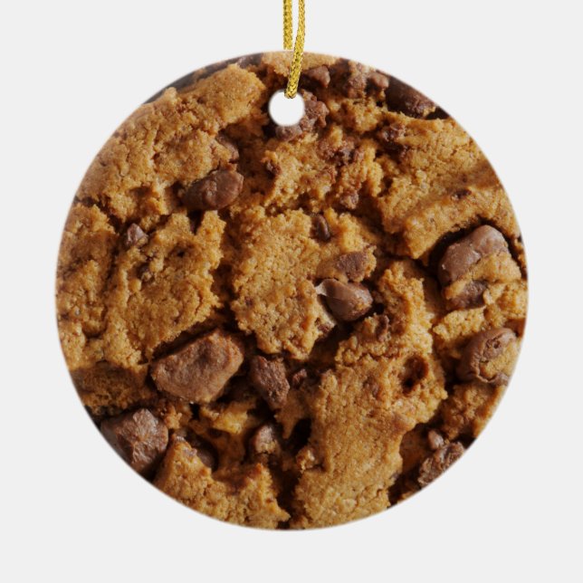Chocolate Chip Cookie - SRF Ceramic Ornament (Front)