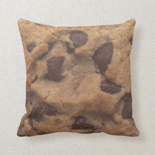 Chocolate Chip Cookie Throw Pillow