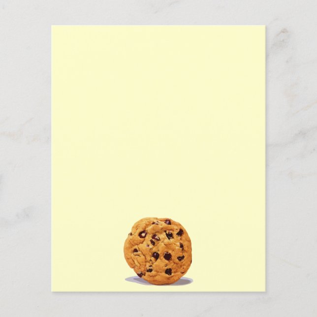 CHOCOLATE CHIP COOKIE TREAT DESSERT SNACK DIGITAL FLYER (Front)