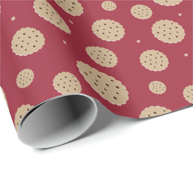 Chocolate Chip Cookie Wrapping Paper (Roll Corner)