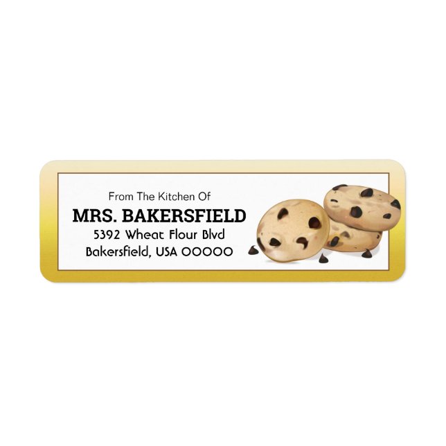 Chocolate Chip Cookies Baking Gift (Front)
